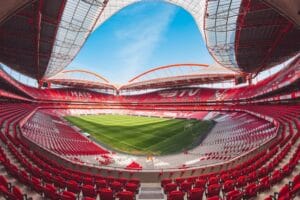 Estadio da Luz, the home stadium of SL Benfica is getting ready for new match day