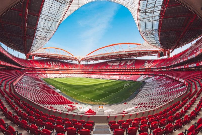 Estadio da Luz, the home stadium of SL Benfica is getting ready for new match day