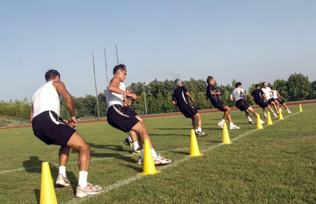 italian professional soccer referees training camp