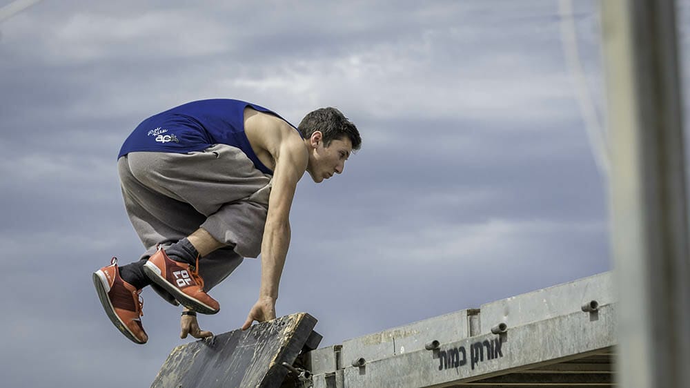 Parkour competition of 2016. This event made place in Tel-Aviv on March.04.2016, Contained 20 participants of 2 association.