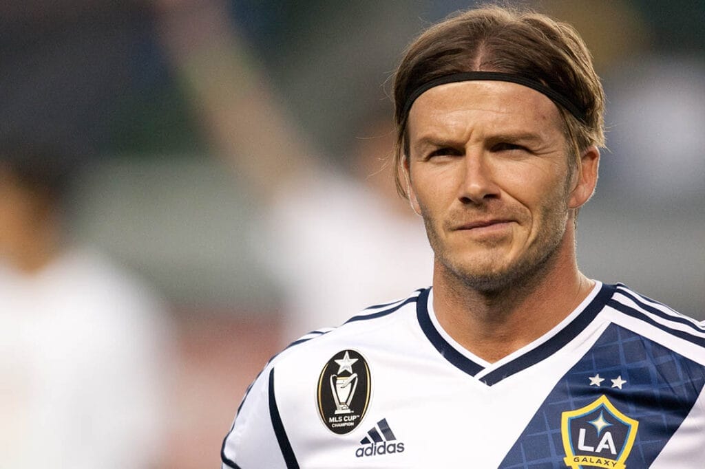 CARSON, CA - MARCH 14: David Beckham during the CONCACAF match between the LA Galaxy and Toronto FC on March 14, 2012 at the Home Depot Center in Carson, Ca.