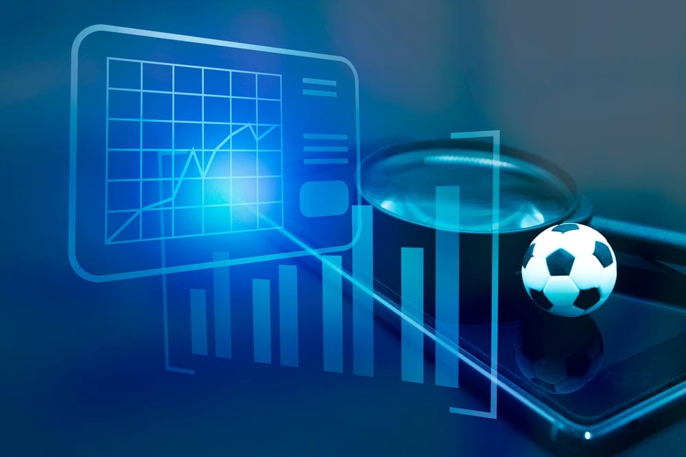 football tactics analysis , soccer result and statistics , online sport betting concept