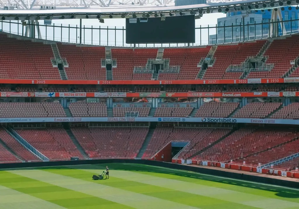 The Emirates Stadium of Arsenal Football Club